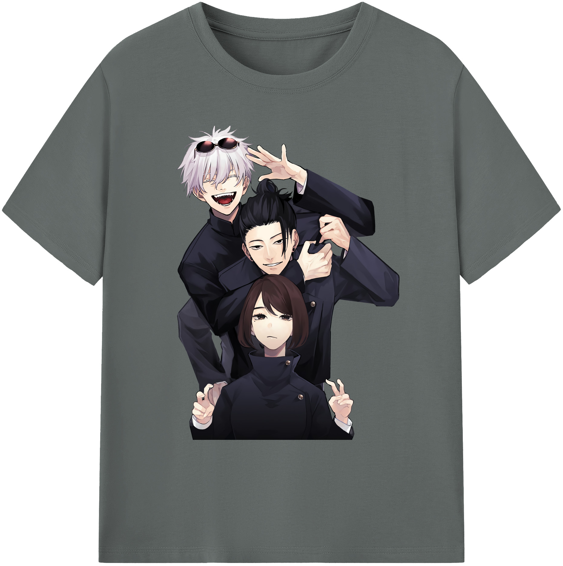 （画像用） 呪術廻戦 Jujutsu Kaisen 綿100％ メンズ半袖Tシャツ｜肌触りやわらか＆通気性